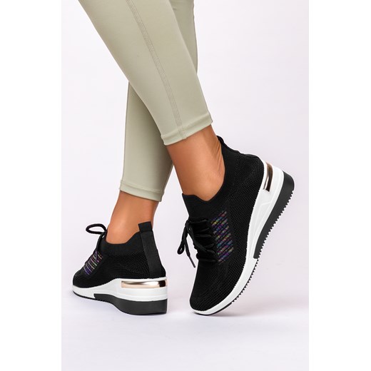 Buty sportowe damskie Casu sneakersy sznurowane 