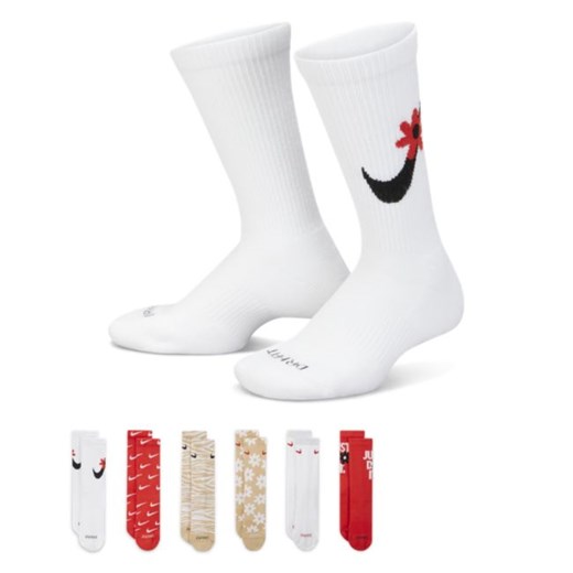 Klasyczne skarpety dziecięce Nike Everyday Plus Cushioned (6 par) - Nike M Nike poland