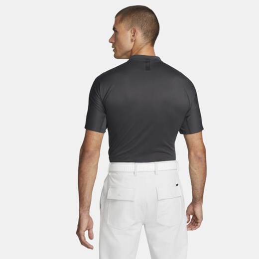 Męska koszulka polo do golfa z nadrukiem Nike Dri-FIT ADV Tiger Woods - Szary Nike M Nike poland