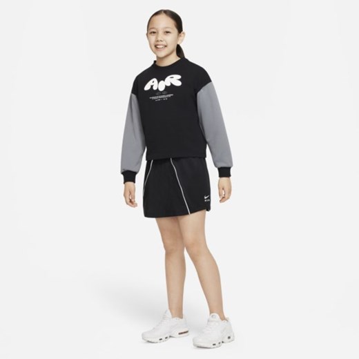Spódnica dla dużych dzieci (dziewcząt) Nike Air - Czerń Nike M Nike poland