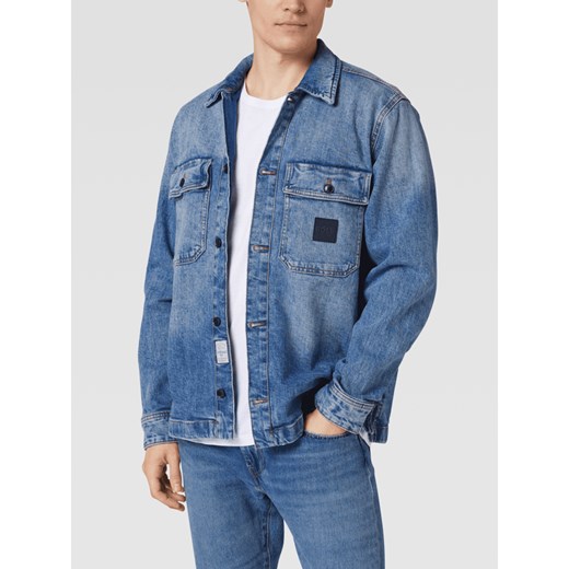 Kurtka jeansowa z kołnierzykiem new kent model ‘Lovvo BC’ S Peek&Cloppenburg 
