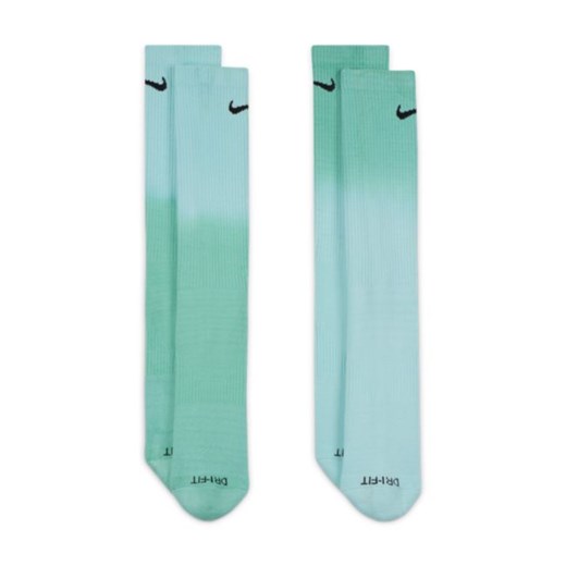 Klasyczne skarpety Nike Everyday Plus Cushioned (2 pary) - Wielokolorowe Nike XL Nike poland