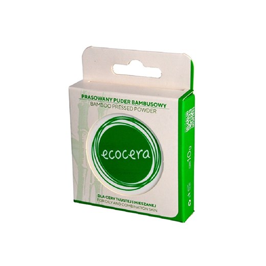 Ecocera Prasowany puder bambusowy dla cery tłustej i mieszanej 10g, Ecocera Ecocera onesize wyprzedaż Primodo