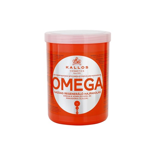 Kallos Omega Rich Repair Hair Mask With Omega-6 Complex And Macadamia Oil Kallos onesize promocyjna cena Primodo