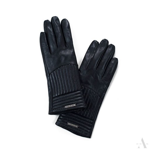 Skórzane czarne rękawiczki damskie z "pazurem" Evangarda M (7,5) Evangarda.pl okazyjna cena