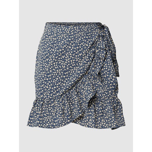 Spódnica mini w stylu kopertowym model ‘ONLOLIVIA AOP WRAP SKIRT’ M Peek&Cloppenburg