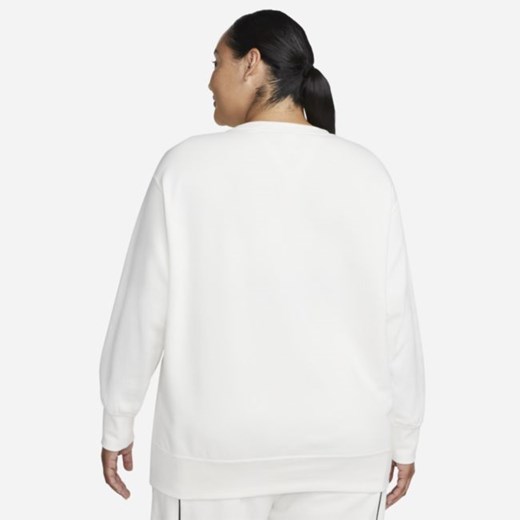 Damska bluza dresowa z dzianiny dresowej Nike Air (duże rozmiary) - Biel Nike 3X promocyjna cena Nike poland