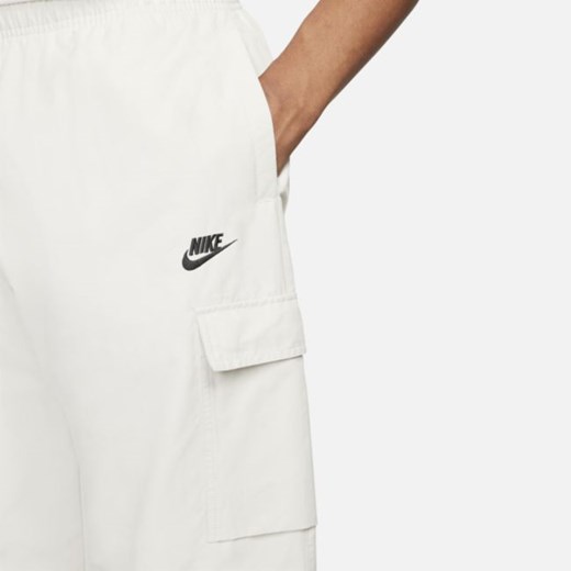 Męskie spodnie z tkaniny Nike Sportswear Repeat - Szary Nike S Nike poland
