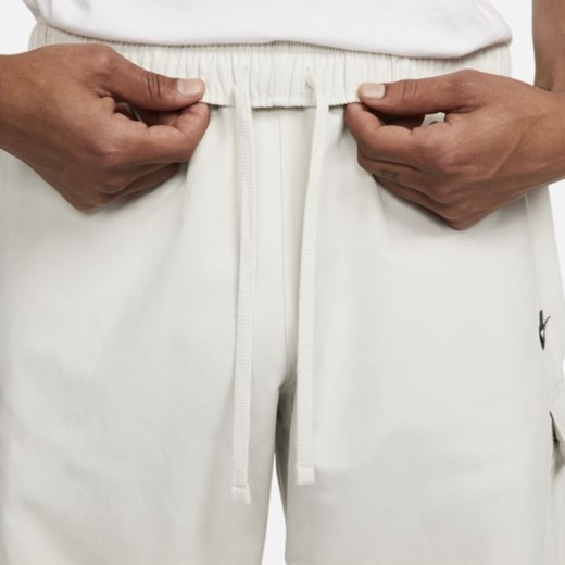 Męskie spodnie z tkaniny Nike Sportswear Repeat - Szary Nike M Nike poland