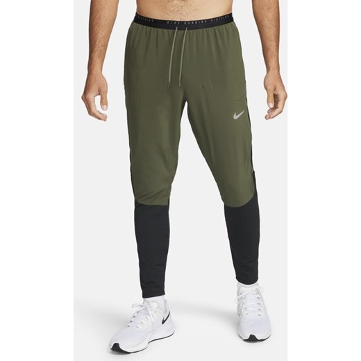 Męskie hybrydowe spodnie do biegania Nike Dri-FIT Run Division Phenom - Brązowy Nike S Nike poland