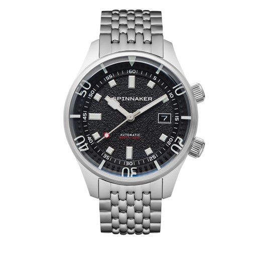 Zegarek SPINNAKER - Bradner Automatic SP-5062-11 Silver/Black Spinnaker eobuwie.pl