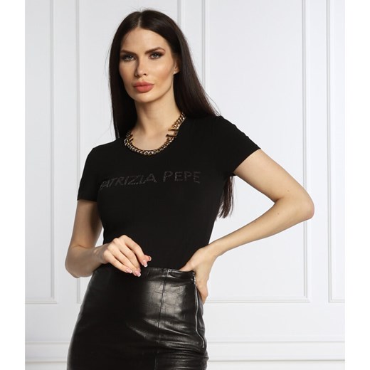 Patrizia Pepe T-shirt MAGLIA | Slim Fit Patrizia Pepe XL Gomez Fashion Store okazyjna cena