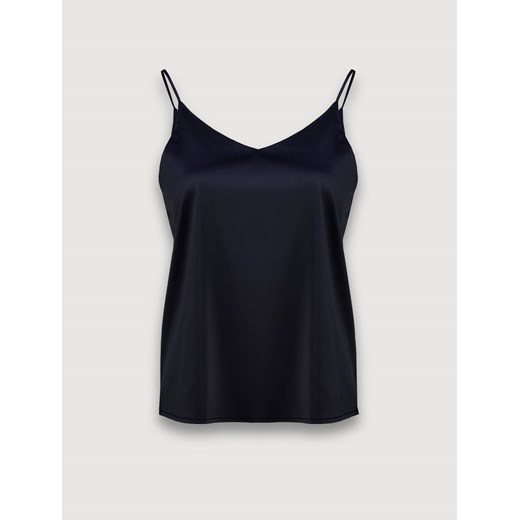 Czarny satynowy top Molton 36 Molton
