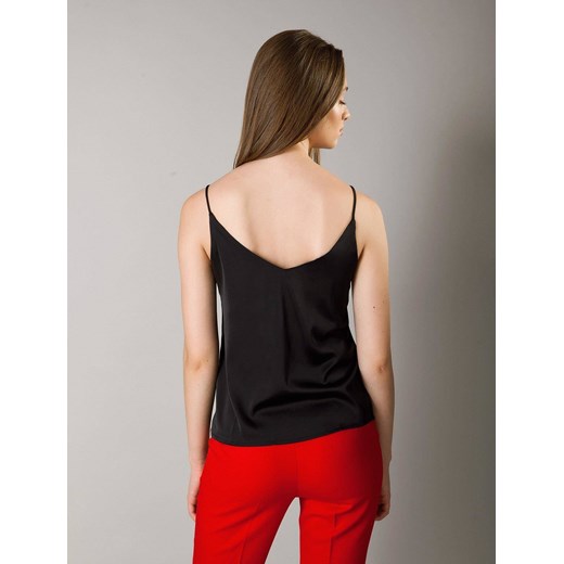Czarny satynowy top Molton 38 Molton