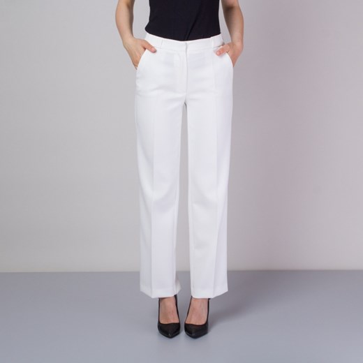 Klasyczne białe spodnie garniturowe Willsoor 40 wyprzedaż Willsoor