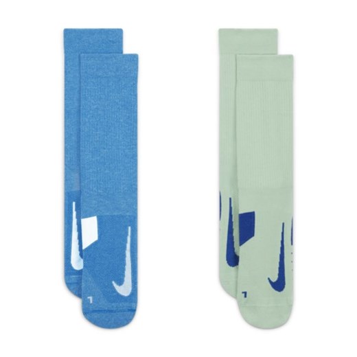 Klasyczne skarpety Nike Multiplier (2 pary) - Wielokolorowe Nike XL Nike poland