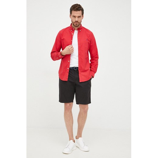 Tommy Hilfiger szorty bawełniane męskie kolor czarny Tommy Hilfiger 34 ANSWEAR.com