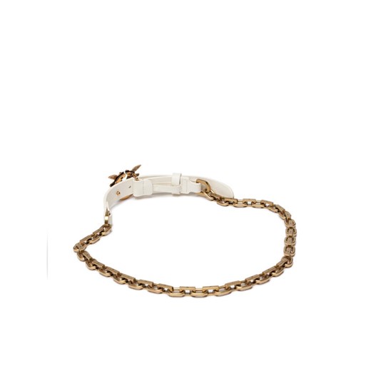 Pinko Pasek Damski Love Day Chain Belt Simply H2 PE 22 PLT01 1H20ZX Y7SP Biały Pinko XS MODIVO