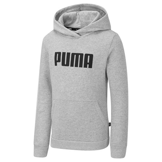 Bluza z kapturem dziewczęca Puma ESSENTIAL FL szara 84758701 Puma 152 okazja Sportroom.pl