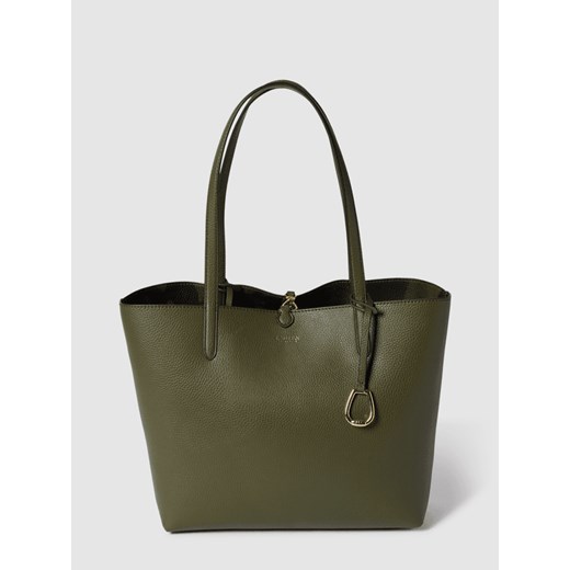 Torba shopper z nadrukiem z logo z efektem metalicznym One Size Peek&Cloppenburg