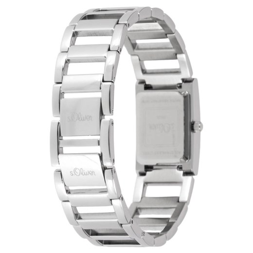 s.Oliver SO2802MQ Zegarek srebrny zalando bialy analogowy