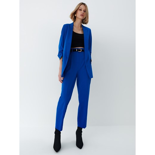 Mohito - Kobaltowa marynarka oversize - Niebieski Mohito 32 promocja Mohito