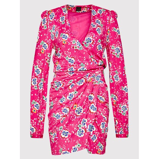 Pinko Sukienka codzienna Epinal 1G16TY 8593 Różowy Regular Fit Pinko S okazyjna cena MODIVO