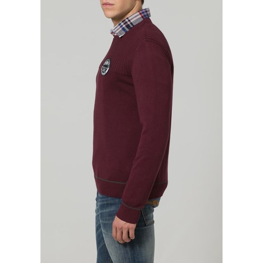 Tom Tailor Sweter czerwony zalando czerwony sweter