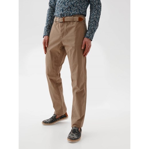 Spodnie chino z paskiem ze sklepu Top Secret w kategorii Spodnie męskie - zdjęcie 141518886