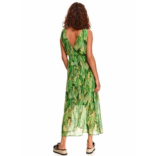 Długa sukienka w roślinny wzór Top Secret 42 Top Secret wyprzedaż