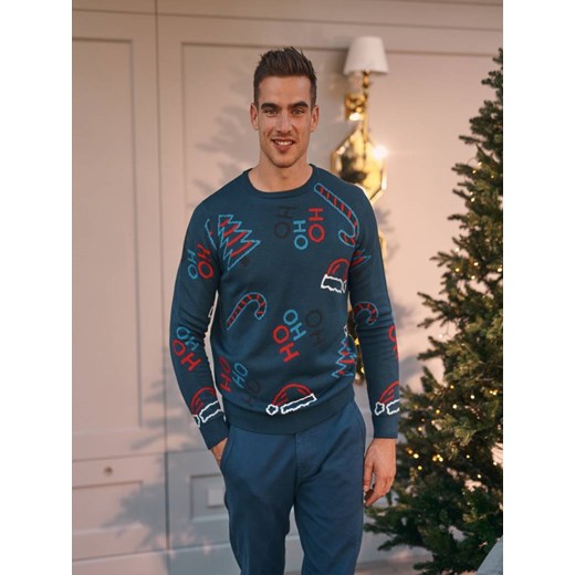 Sweter ze świątecznym motywem Top Secret XL wyprzedaż Top Secret