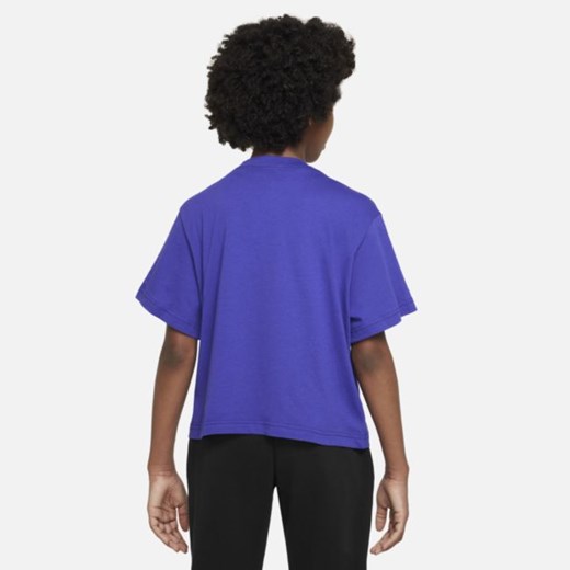 T-shirt dla dużych dzieci (dziewcząt) Nike Sportswear - Niebieski Nike L Nike poland