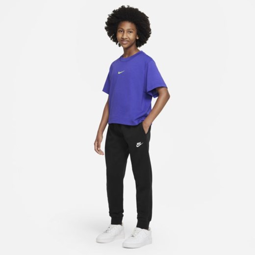 T-shirt dla dużych dzieci (dziewcząt) Nike Sportswear - Niebieski Nike M Nike poland