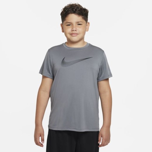 Koszulka treningowa z krótkim rękawem dla dużych dzieci (chłopców) Nike Dri-FIT Nike XL+ Nike poland