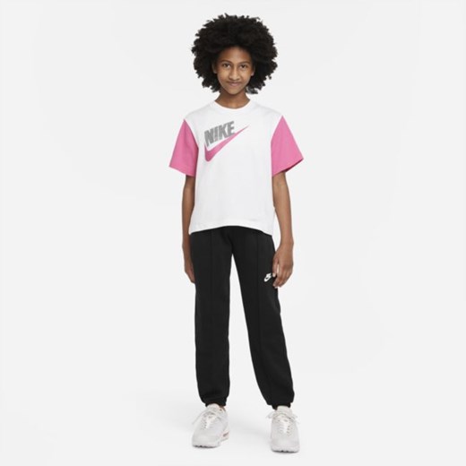 Luźny T-shirt do tańca dla dużych dzieci (dziewcząt) Nike Sportswear Essential - Nike L Nike poland