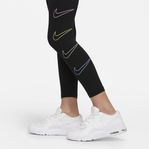 Legginsy dla małych dzieci Nike - Czerń Nike 4 Nike poland