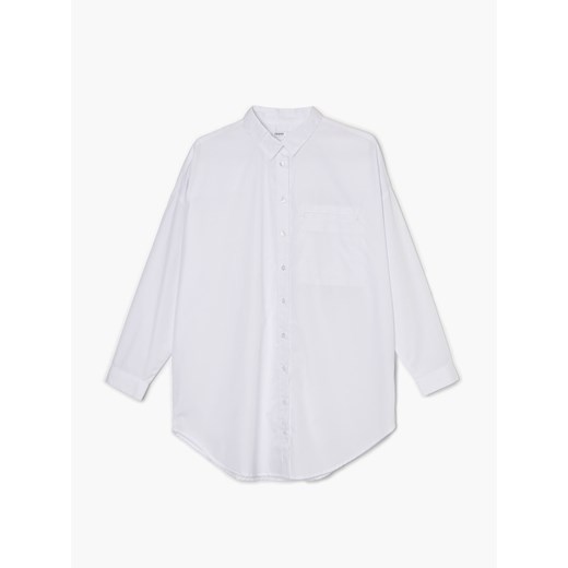 Cropp - Biała koszula z kieszonką - Biały Cropp XS Cropp