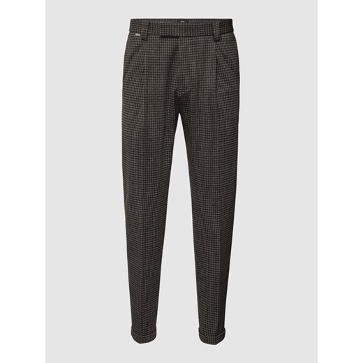 Spodnie z zakładkami w pasie ze wzorem w kratkę vichy model ‘CiSand’ Cinque 48 Peek&Cloppenburg 