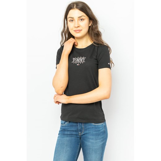 t-shirt damski tommy jeans czarny ze sklepu Royal Shop w kategorii Bluzki damskie - zdjęcie 141564987