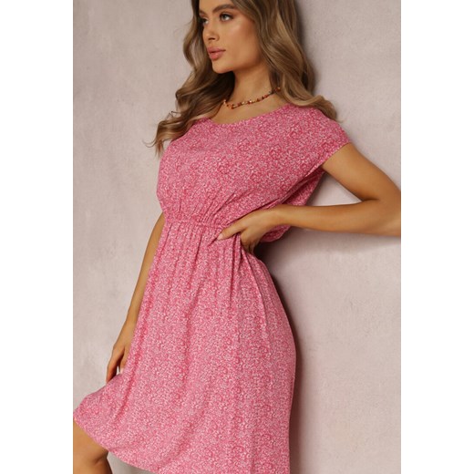 Różowa Sukienka Ruka Renee XL okazyjna cena Renee odzież