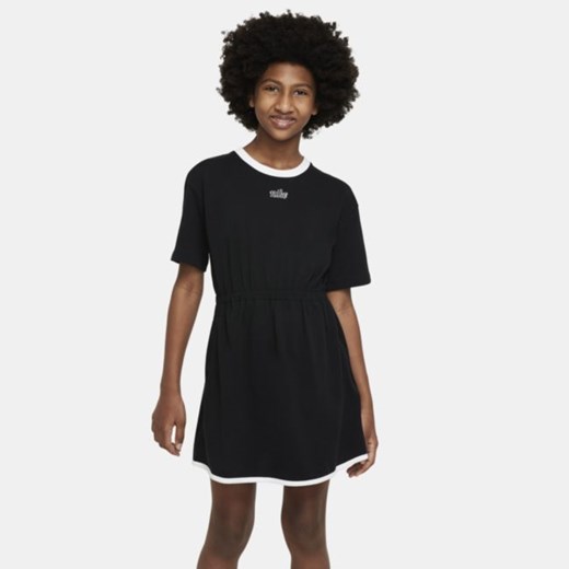Sukienka dla dużych dzieci (dziewcząt) Nike Sportswear Icon Clash - Czerń Nike S Nike poland