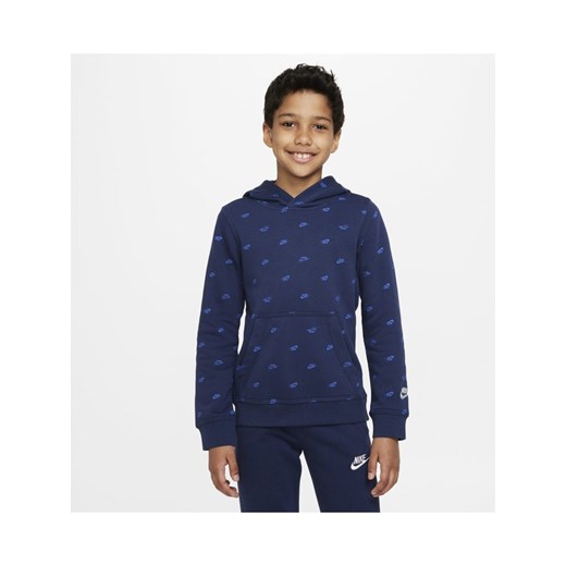 Bluza z kapturem dla dużych dzieci (chłopców) Nike Sportswear Club Fleece - Nike L Nike poland