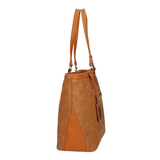 Shopper bag w kolorze pomarańczowym - 44 x 29 x 14 cm Pepe Jeans onesize promocyjna cena Limango Polska