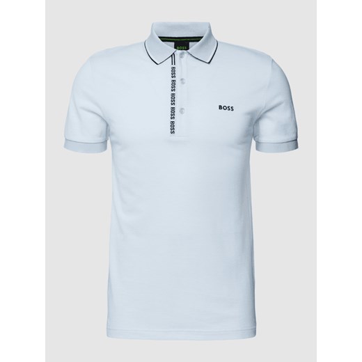 Koszulka polo o kroju slim fit z wyhaftowanym logo model ‘Paule’ M Peek&Cloppenburg 