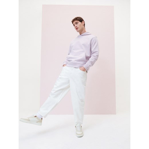 Reserved - PREMIUM Bluza z bawełny organicznej - Różowy Reserved XL Reserved