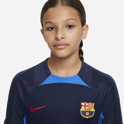 Koszulka piłkarska z krótkim rękawem dla dużych dzieci Nike Dri-FIT FC Barcelona Nike L Nike poland
