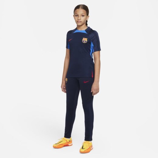 Koszulka piłkarska z krótkim rękawem dla dużych dzieci Nike Dri-FIT FC Barcelona Nike S Nike poland
