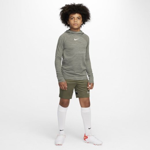 Bluza piłkarska z kapturem dla dużych dzieci Nike Dri-FIT Academy - Brązowy Nike XS Nike poland