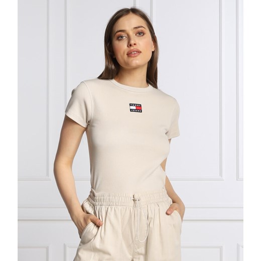 Tommy Jeans T-shirt | Cropped Fit Tommy Jeans M promocja Gomez Fashion Store