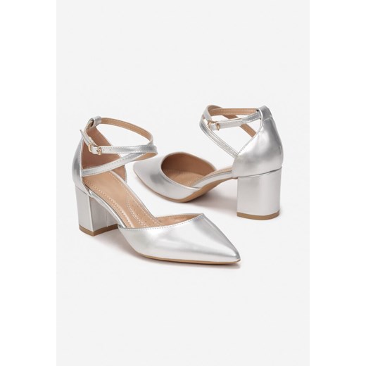 Srebrne Czółenka Polene Renee 38 renee.pl